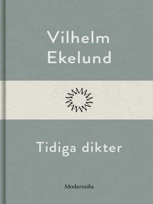 cover image of Tidiga dikter